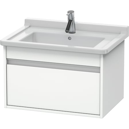 Duravit Ketho Wall-Mounted Vanity Unit Kt666301818 White Matt KT666301818